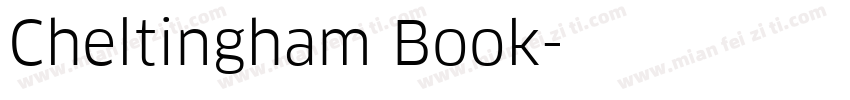 Cheltingham Book字体转换